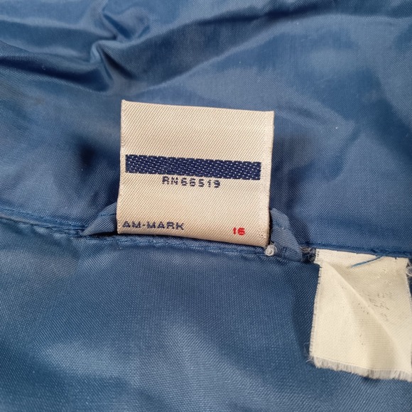 Ocean Pacific Blue Pink Orange Color Block Windbreaker Jacket Pullover Size L - Picture 7 of 7